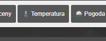 Zakładka "Temperatura"